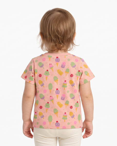 Girls' Half Sleeves T-Shirt