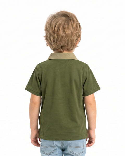 Boys' Half Sleeves Polo T-Shirt