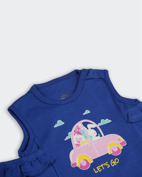 Newborn Girls' Interlock T-Shirt