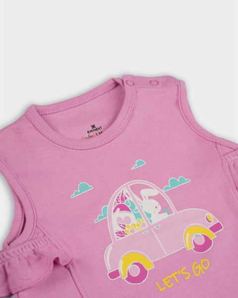 Newborn Girls' Interlock T-Shirt