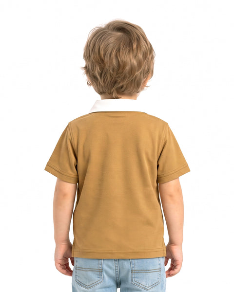Boys' Half Sleeves Polo T-Shirt