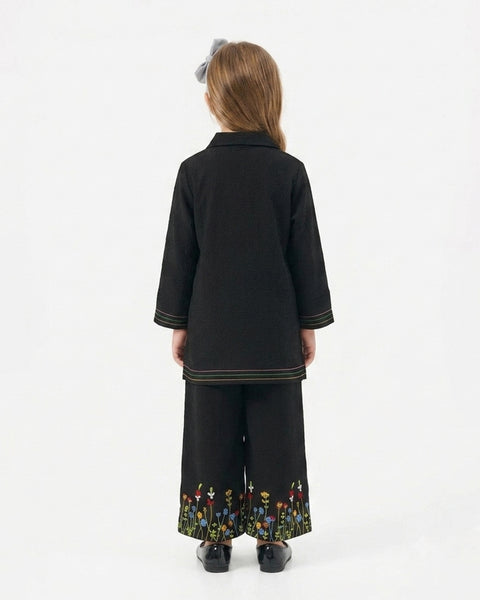Girls' Fusion Embroidered 2Pc Suit