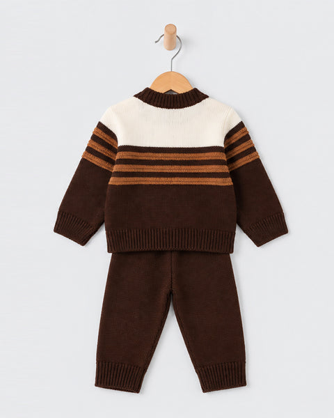 Newborn Boys Sweater Suit