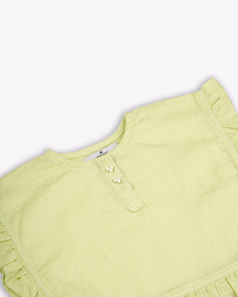 Newborn Girls' Plain Fusion 2Pc Suit