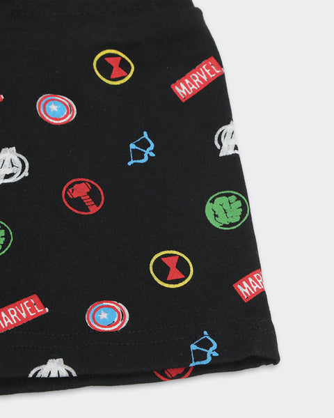 Newborn Boys' Short - Black