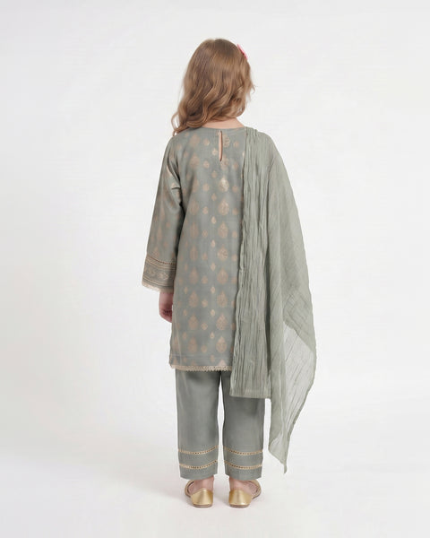 Girls' Signature Embroidered 3Pc Suit