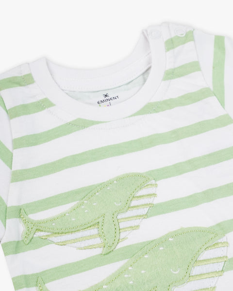 Newborn Boys' Half Sleeves T-Shirt
