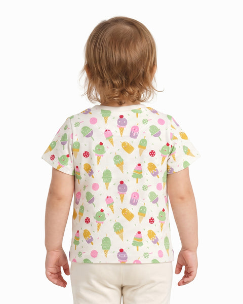Girls' Half Sleeves T-Shirt