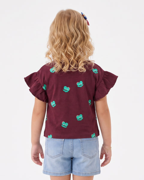 Girls' Half Sleeves T-Shirt