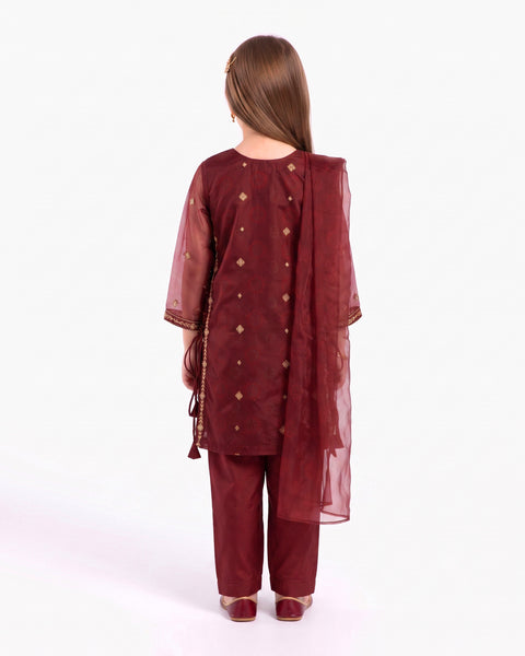 Girls' Signature Embroidered 3pc Suit