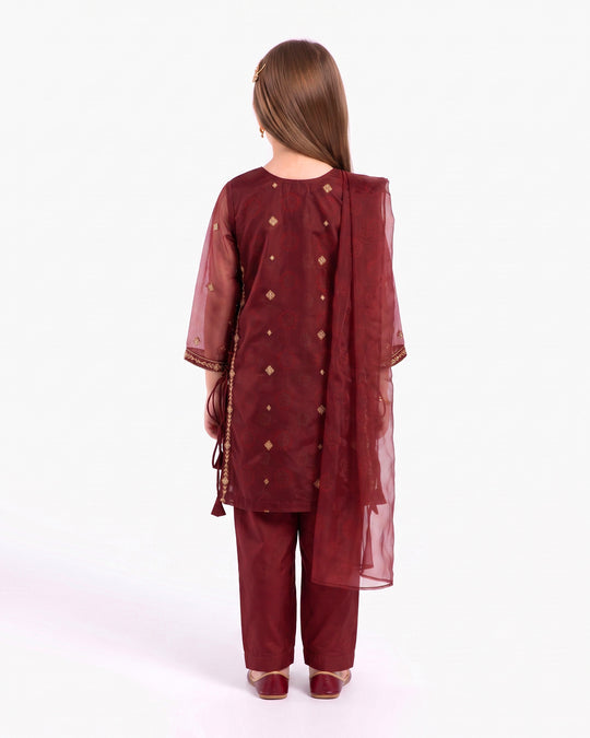 Girls' Signature Embroidered 3pc Suit