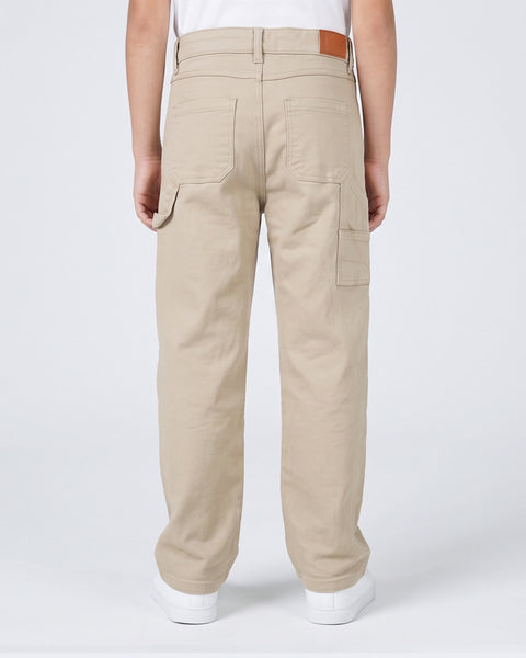 Boys Straight Fit Woven Cotton Pants