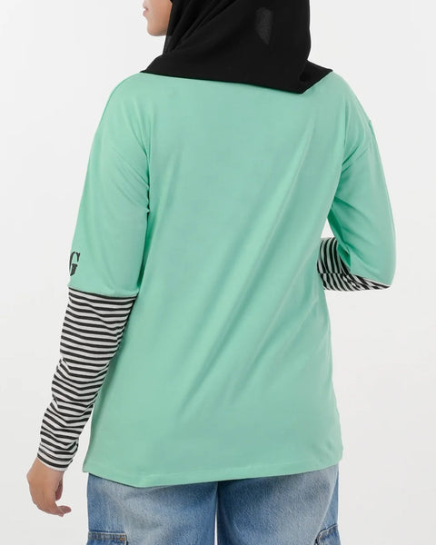 Eminent Women's Full Sleeves T-Shirt - Spring Bud