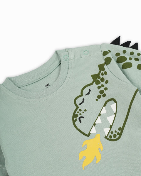 Newborn Boys' Half Sleeves T-Shirt