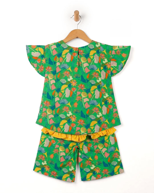 Newborn Girls' Fusion Printed 2pc Suit