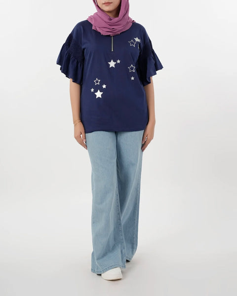 Women's Half Sleeves Printed T-Shirt