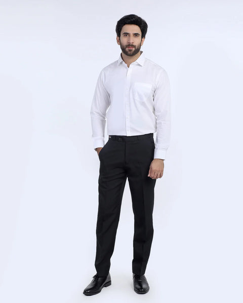 Men's Formal Plain Shirt - White