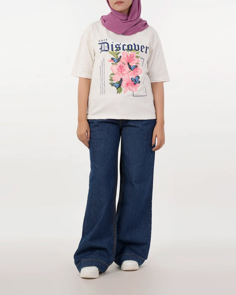 Women's Printed Half Sleeves T-Shirt