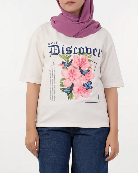 Women's Printed Half Sleeves T-Shirt