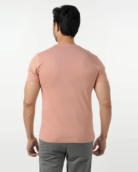 Men's Round Neck Half Sleeves Printed T-Shirt