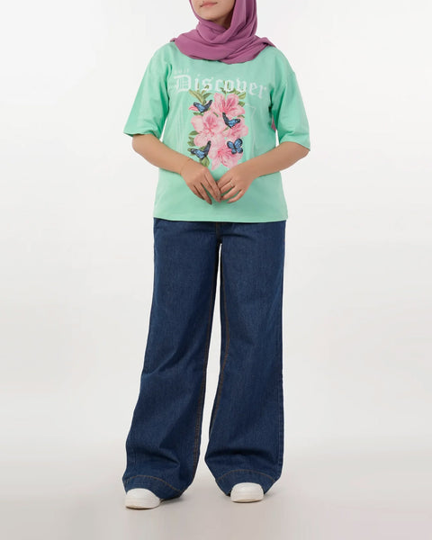 Women's Printed Half Sleeves T-Shirt