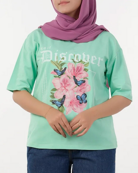 Women's Printed Half Sleeves T-Shirt