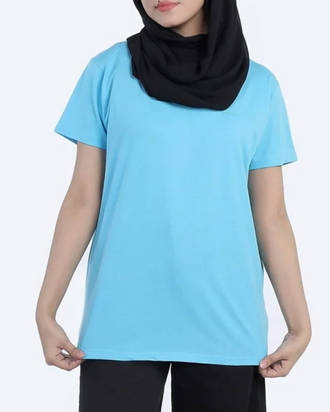 Women's Half Sleeves Printed T-Shirt - Navy Peony