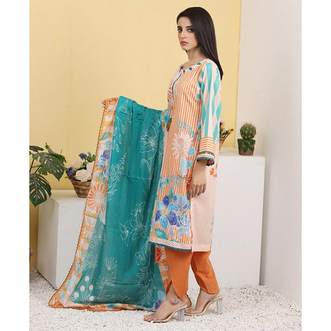 Eminent Digital Lawn 3 Pcs Un-Stitched Suit - 1, Women, 3Pcs Shalwar Suit, Eminent, Chase Value