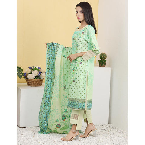 Eminent Digital Lawn 3 Pcs Un-Stitched Suit - 7, Women, 3Pcs Shalwar Suit, Eminent, Chase Value