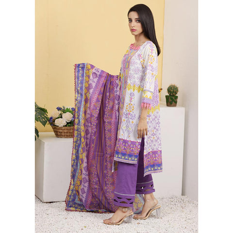 Eminent Digital Lawn 3 Pcs Un-Stitched Suit - 3, Women, 3Pcs Shalwar Suit, Eminent, Chase Value
