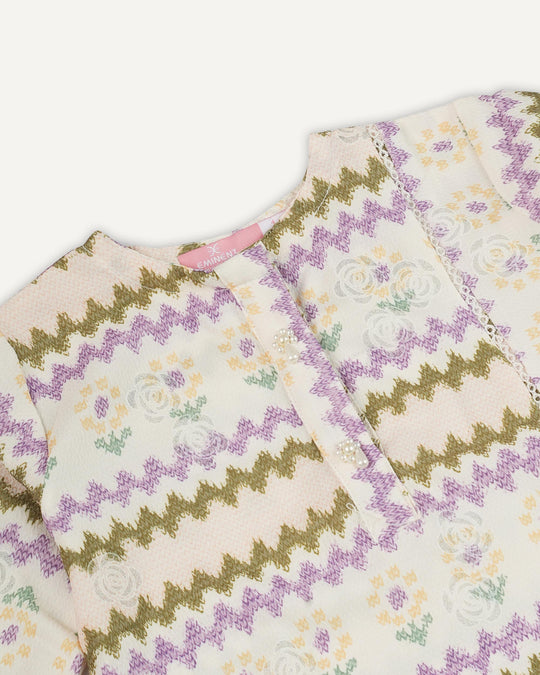 Girls' Essential Printed 1 Pc