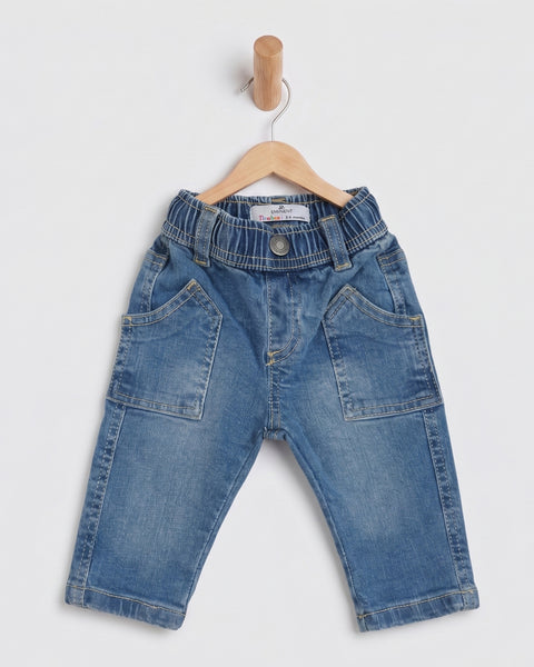 Newborn Boys Straight Denim Pant
