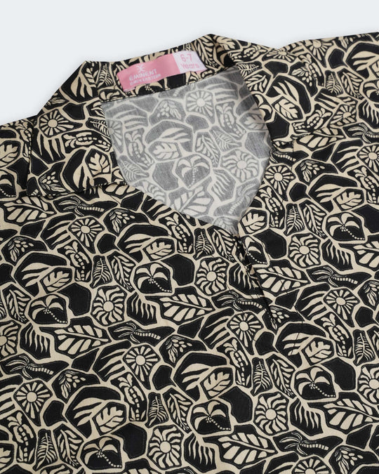 Girls Ethnic Fusion Printed 1 Pc