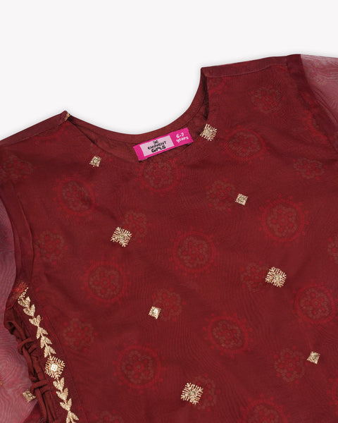 Girls' Signature Embroidered 3pc Suit