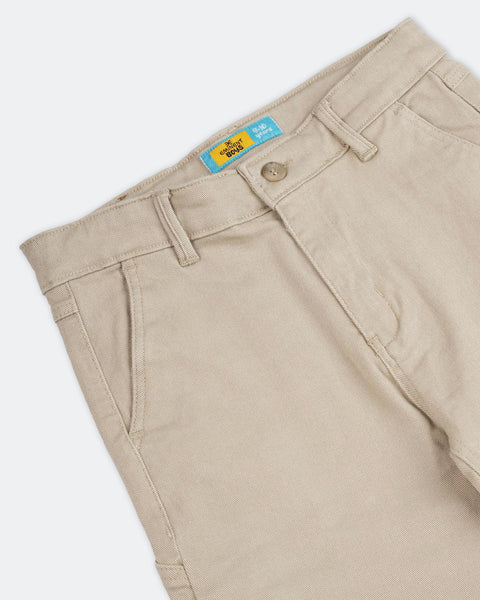 Boys Straight Fit Woven Cotton Pants