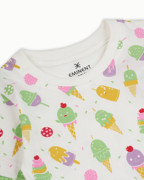 Girls' Half Sleeves T-Shirt