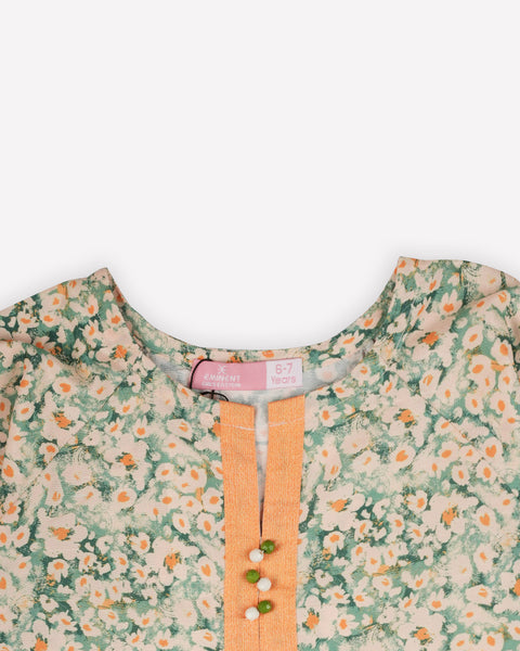 Girls' Fusion Printed 2Pc Suit
