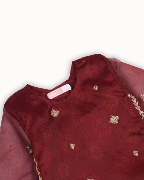 Girls' Signature Embroidered 2pc Suit