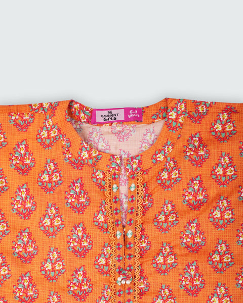 Girls' Essentials Printed 3 Pc Suit