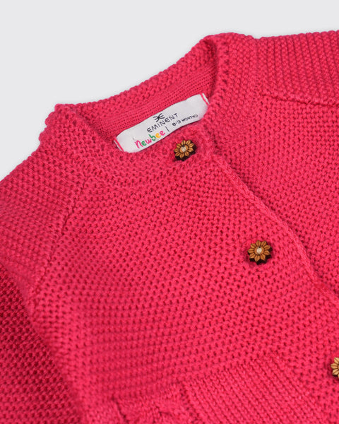 Newborn Girls Sweater Romper