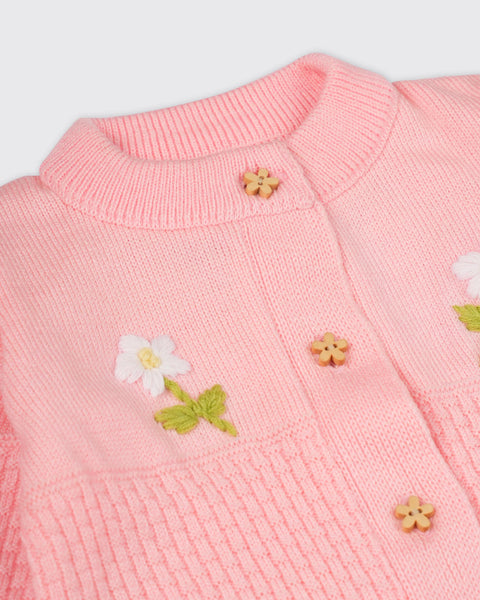 Newborn Girls Sweater Romper