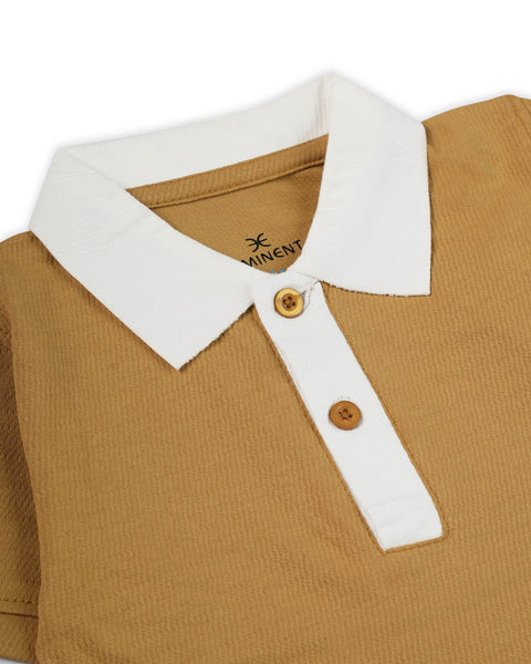 Boys' Half Sleeves Polo T-Shirt