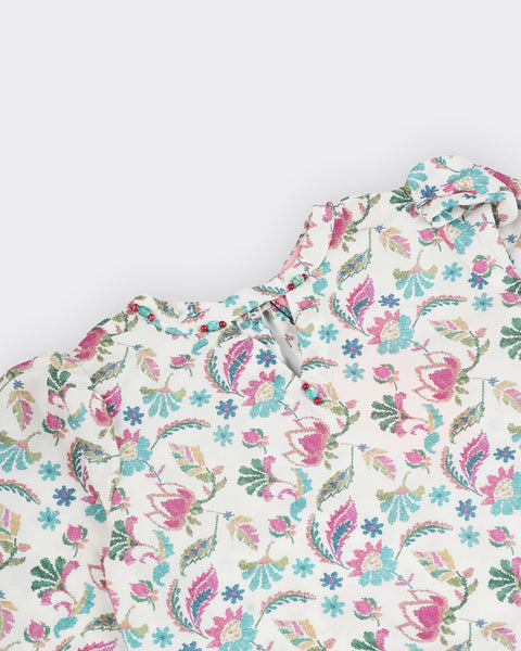Girls' Fusion Printed 2Pc Suit