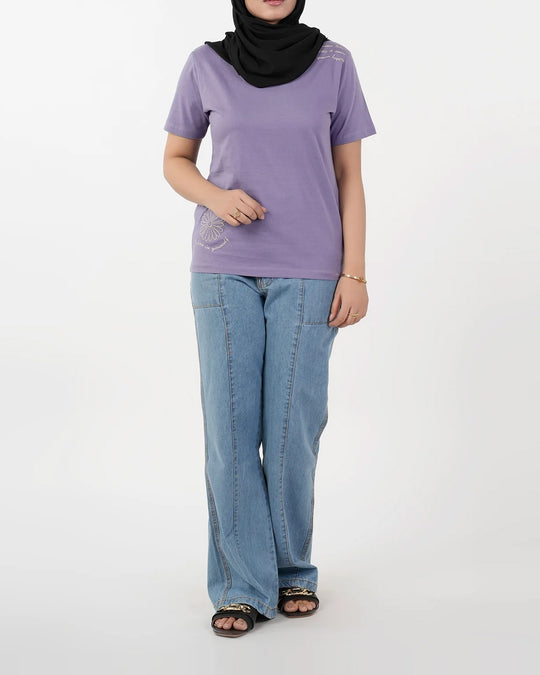 Women's Half Sleeves Printed T-Shirt