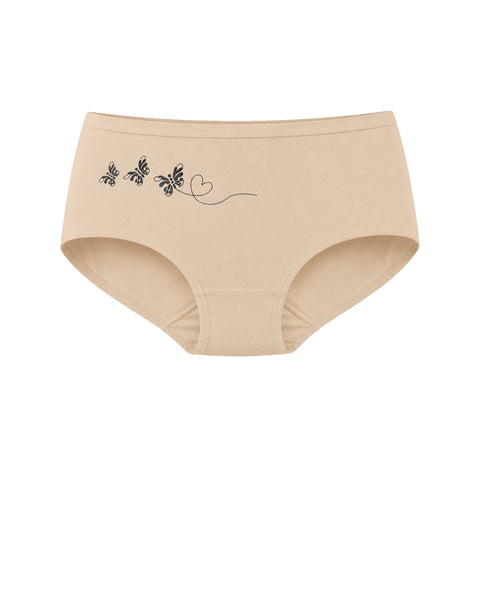 Girls' Plain Panty- 3pc