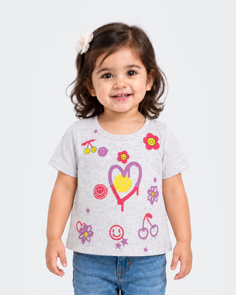 Girls' Half Sleeves T-Shirt