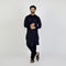 Eminent Men's Kurta Pajama Fancy Suit - Navy Blue