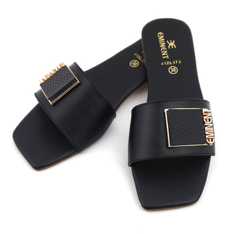 Eminent Women's Slipper - Black