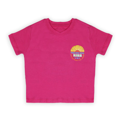 Eminent Girls Half Sleeves T-Shirt - Fuchsia, Girls T-Shirts, Eminent, Chase Value