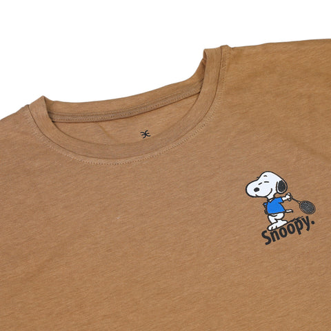 Eminent Women's Half Sleeves T-Shirt - Dark Sand